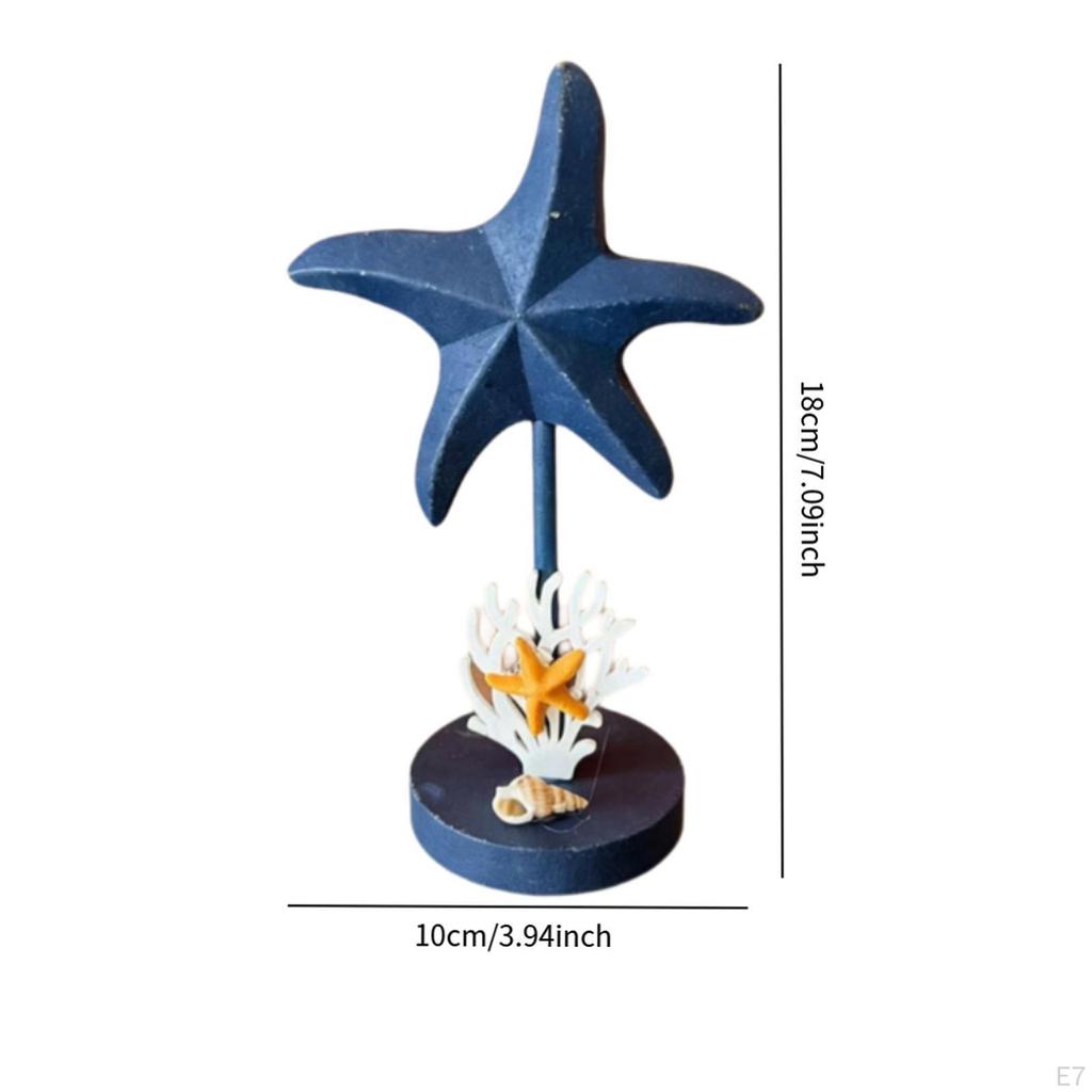 Wooden Decor Figurine Collectible Desktop Ornament Sculpture for Entrance Shelf Home Living Room