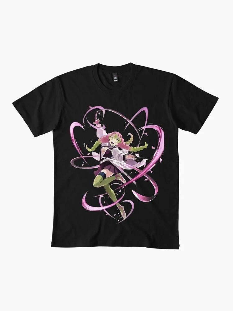 Anime Beautiful Mitsuri Love Breathing 2 Hot Demon Slayer Basic T Shirt S