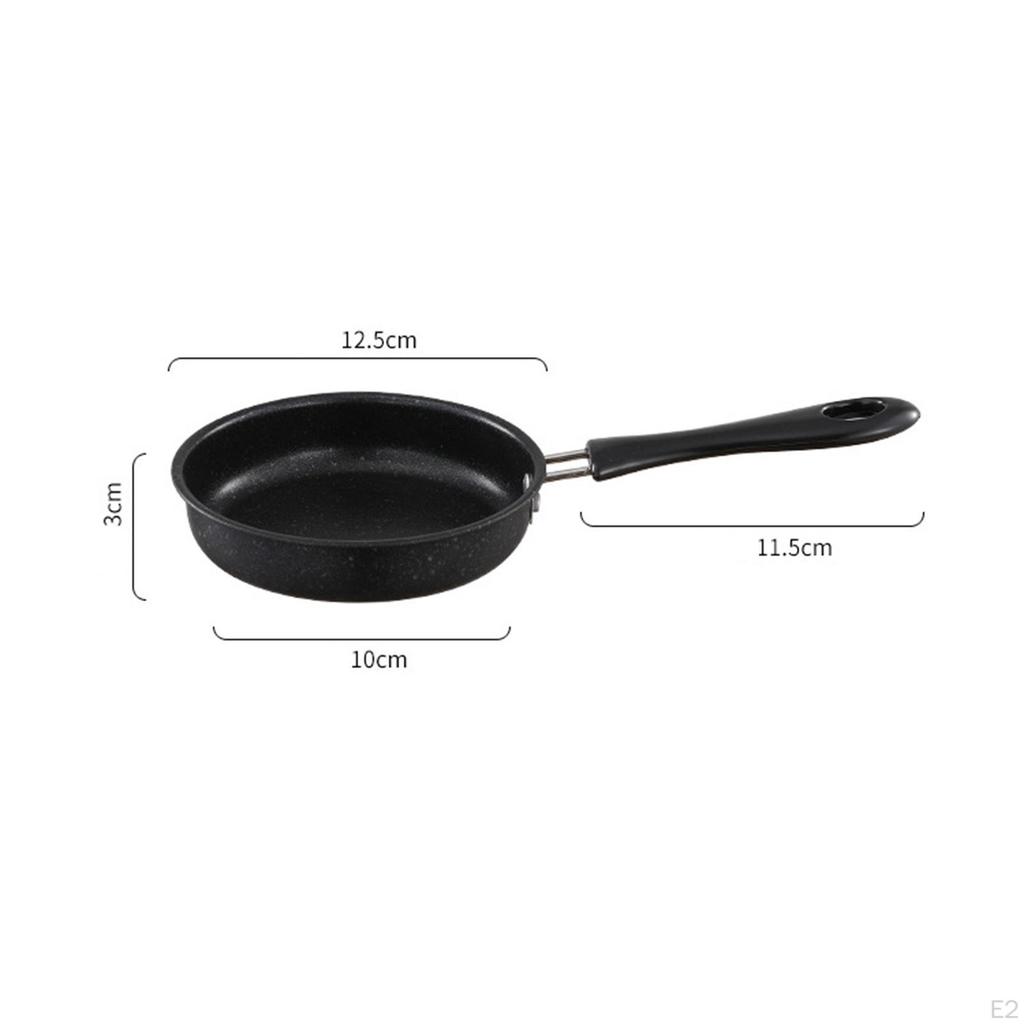 Omelet Pans with Long Round Skillet Non Smoke Fry Induction Cooker