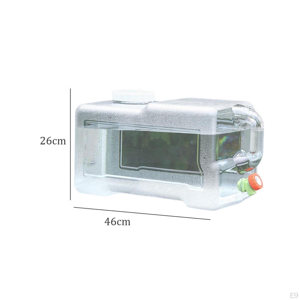 Water Container Bottle Carrier Clear Large Tank Storage Bucket Camping Jug