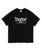 TAILOR STUDIO Typo Oversized Short Sleeve T-Shirt (Black)