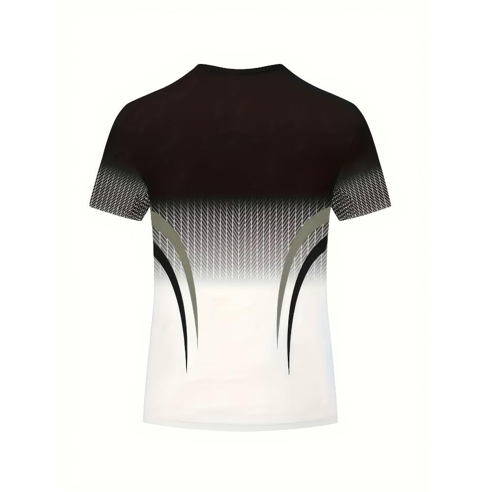 Fashion two-piece men's pattern printed summer fashion set