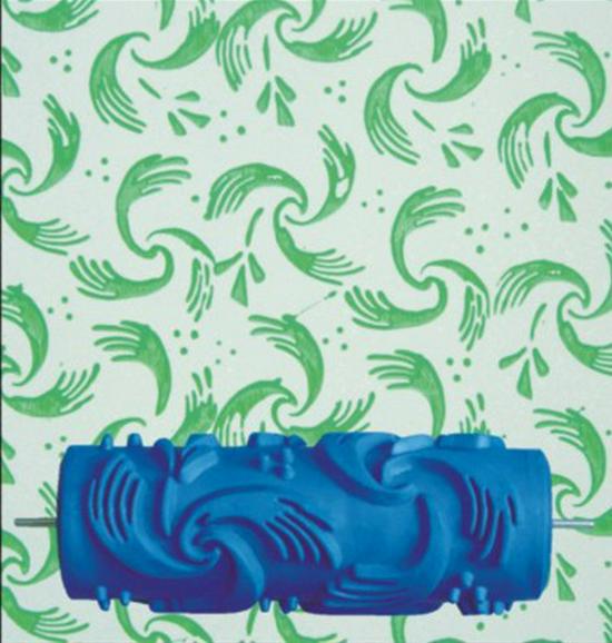 5-Inch Liquid Wallpaper Pattern Roller - DIY Stippling & Wall Painting Tool
