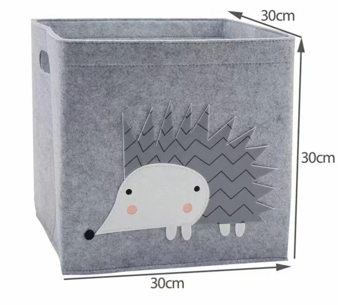 

Корзина для хранения из фетра большой вместимости: Идеально подходит для игрушек, одежды и прочих вещей.