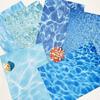 A5 Wavy Background Paper for Journals & Letters