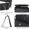 Pu Male Crossbody Bag Large Capacity Rectangular Shoulder Bag Simple Men's Messenger Bag  Work