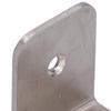 50x50mm Corner Brace, Stainless Steel Right Angle Bracket for Shelf Support with Strong Fixing and Load Bearing Capacity, for Furniture Closet Cabinet