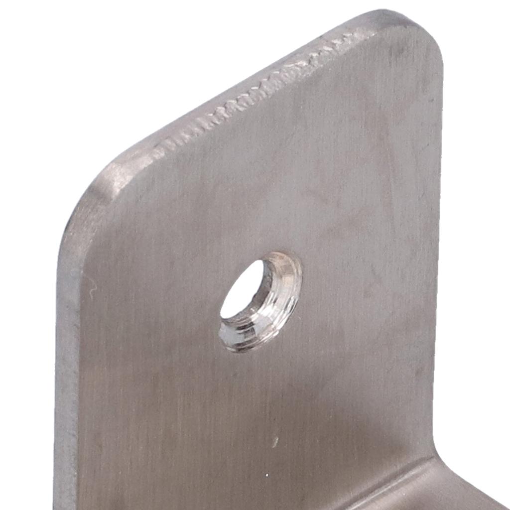 50x50mm Corner Brace, Stainless Steel Right Angle Bracket for Shelf Support with Strong Fixing and Load Bearing Capacity, for Furniture Closet Cabinet