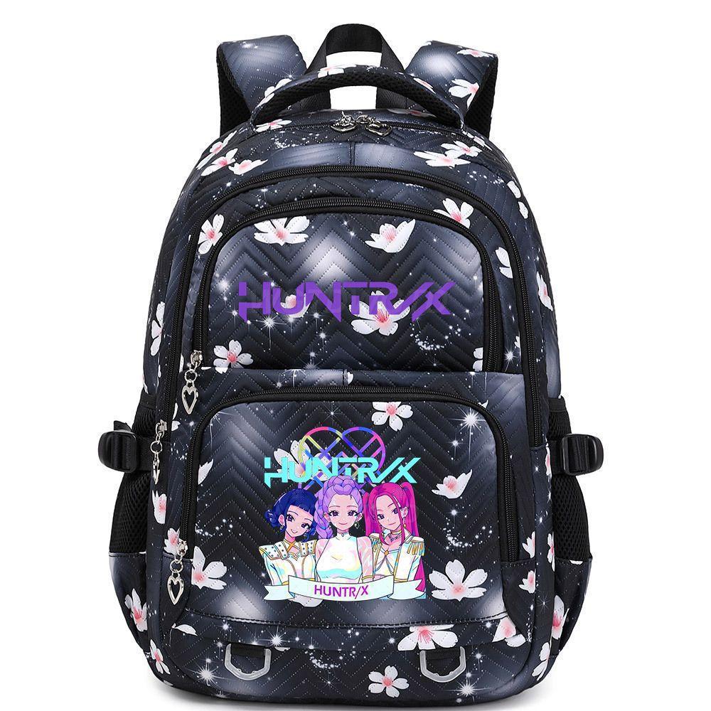 Kpop Demon Hunter Printed Backpack Female Student School Bag Large Capacity Lightweight Casual Backpack Trendy Fashion