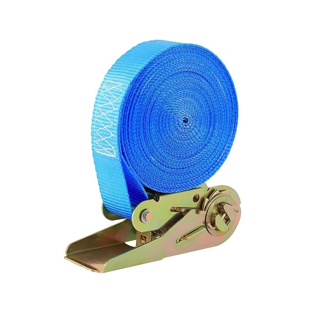 Cargo Tie Down Strap 1000kg(2200lbs) for Easy Load Securing Ratchet Straps for Trucks Boat 6ft/13ft/19ft/32ft Blue