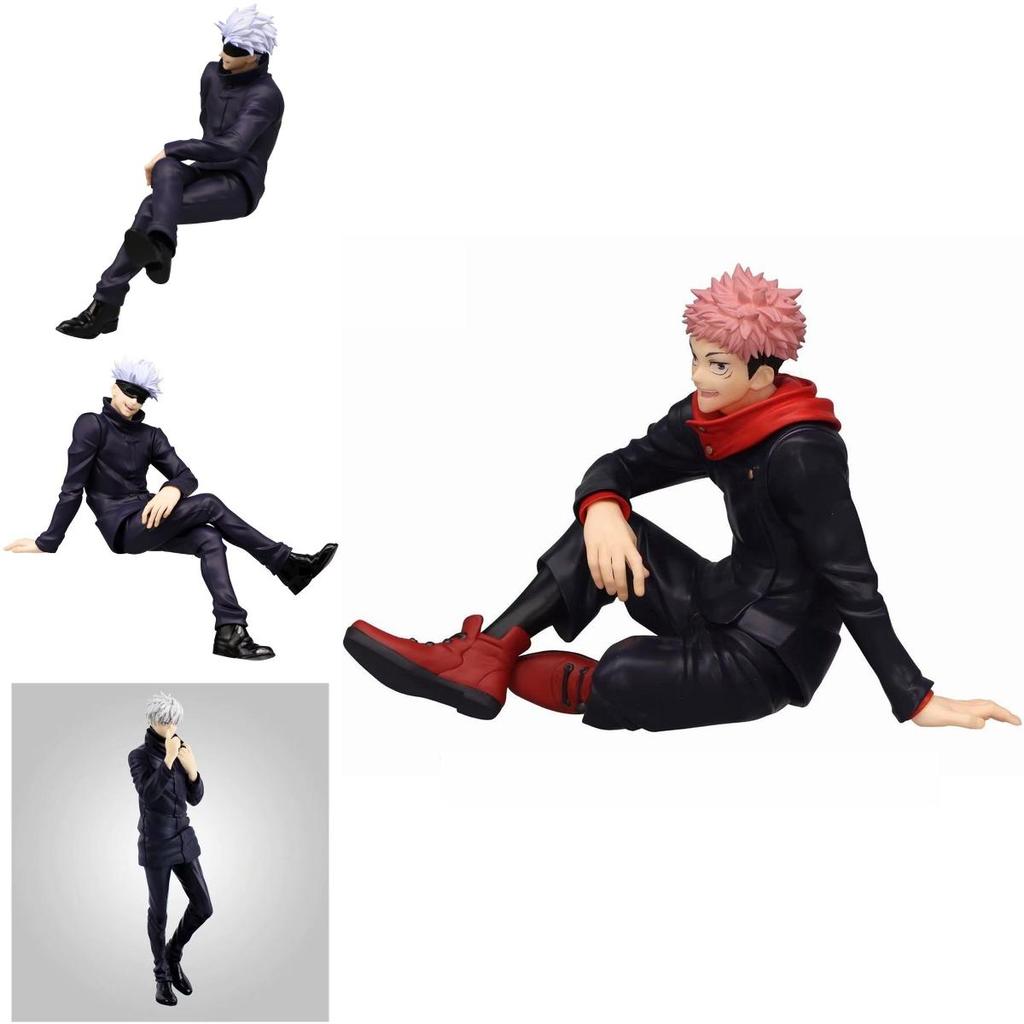Stunningly Detailed Jujutsu Kaisen Action Figure Featuring Yuji Itadori And Satoru Gojo