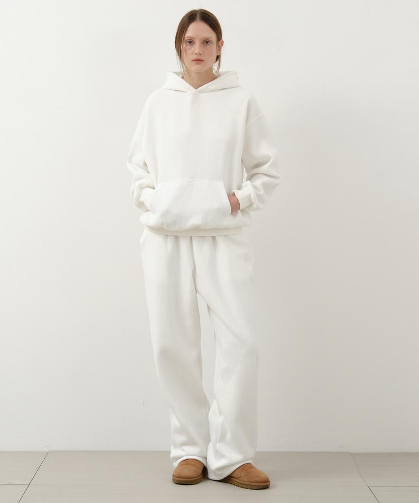 Wednesday Oasis For Woman W/Soft Pastel Brushed Wide String Sweatpants_Ivory(W25-Pt31)