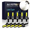 T10 168 194 White LED Interior Light Bulbs License Map Side Marker 6000K