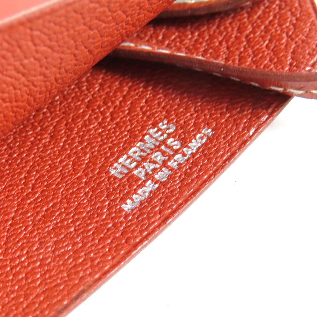 HERMES Necklace Margiela-era Clochette Brown leather Used