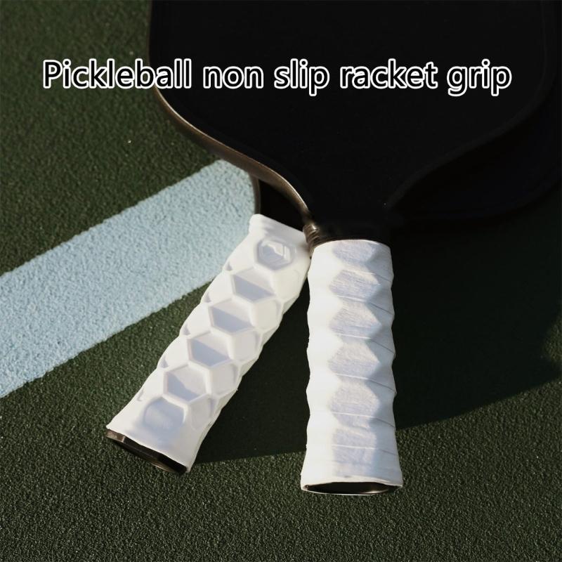 Comfortable Pickleballs Handle Cover Pickleballs Racket Overgrip Wrap NonSlip Silicone Tennis Racket Grip Easy to Clean