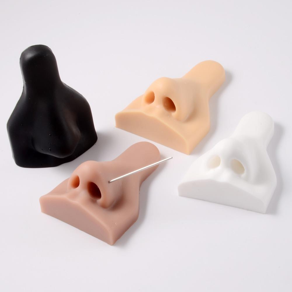 Piercing Tool Silicone Nose Model Lightweight Nose Stud Display Stand Crafts DIY