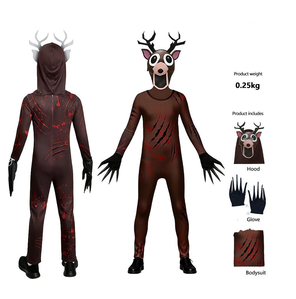 Elk Halloween Cosplay Christmas Performance Costumes