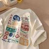 Women's Trendy Hong Kong Style Short-Sleeve Cotton T-Shirt, 2024 Summer Collection, Plus Size Available