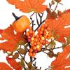 Fall Stems Artificial Fall Picks Berry Pumpkin Branches Decorations with Maple Leaves for Harvest Autumn Thanksgiving