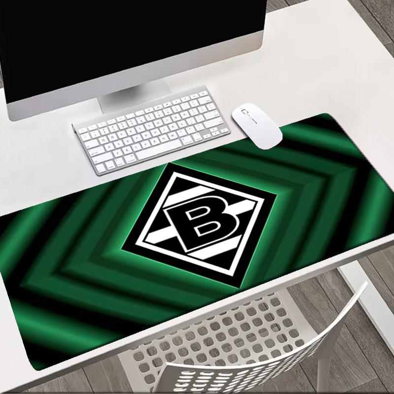 Green And Silver Abstract   Mouse pad Office Desk Mat, Gaming Mouse Pad Mousepad, keyboard pad,Heavy-Duty Non-Slip Rubber Backing, Gift