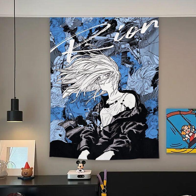 Sakamoto Days Anime Tapestry Vertical Great Buddha Sakamoto Dormitory Wall Decor Merchandise 74x94cm(29x37in)