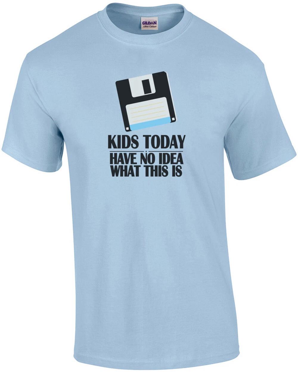 

Kids today have no idea what this is - floppy disk t-shirt 3XL