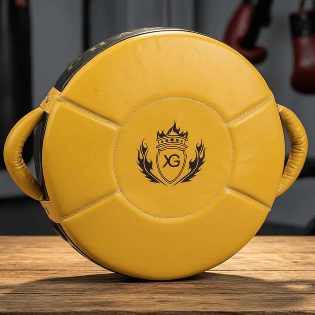 Boxing Training Guard Impact-Ready Round Striking Strike Pad Padded Punch