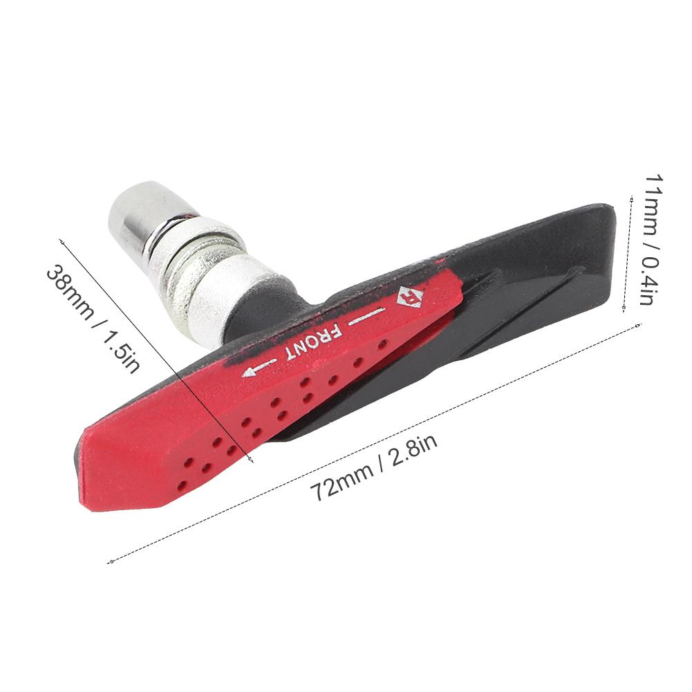 1 Pair of Bike V Brake Pads Lining Shoes Mountain Bicycle Brake System Pads Skin for MTB-959V