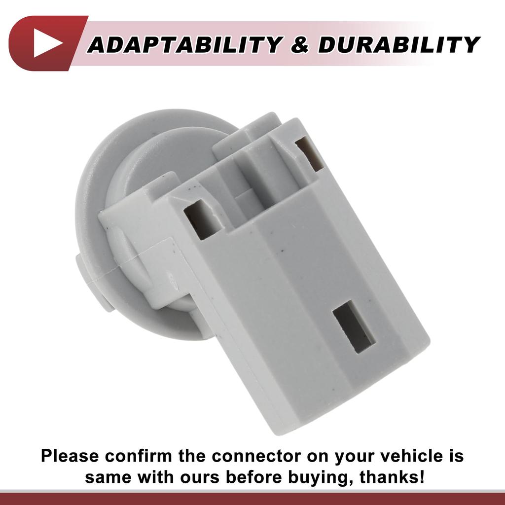 ACROPIX Compatible for Toyota Camry 2000-2021 1pc License Plate Light Socket Lamp Bulb Connector 2 Pin