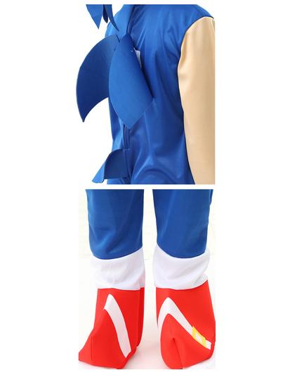 Kreslený Cosplay Kostým Sonic the Hedgehog pre Scénické Predstavenie