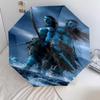 Blue Aliens Water Automatic Umbrella - Suitable Travel Outdoor Portable Umbrella Birthday Gift Daily Essentials