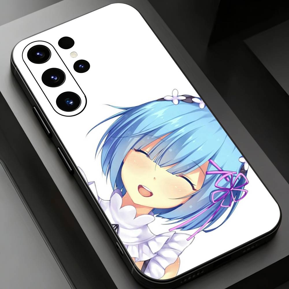Rem R-Re Anime Z-Zero Phone Case for Samsung Galaxy S20,23 Ultra S24,22 Plus S25,26,21FE TPU Cover