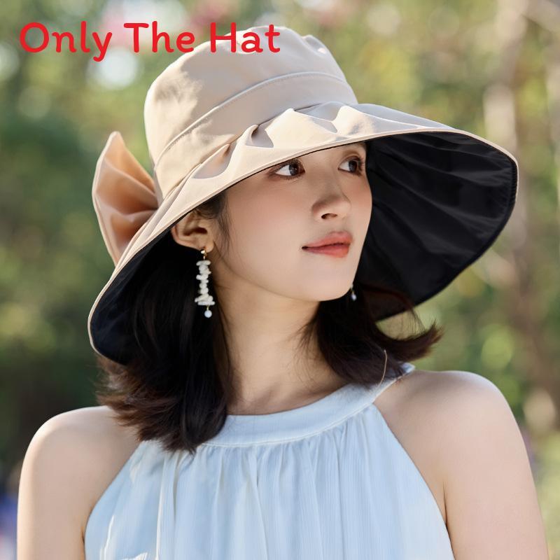 Sun Protection Wide Brim Hat With Adjustable Fit For Outdoor Summer Travel
