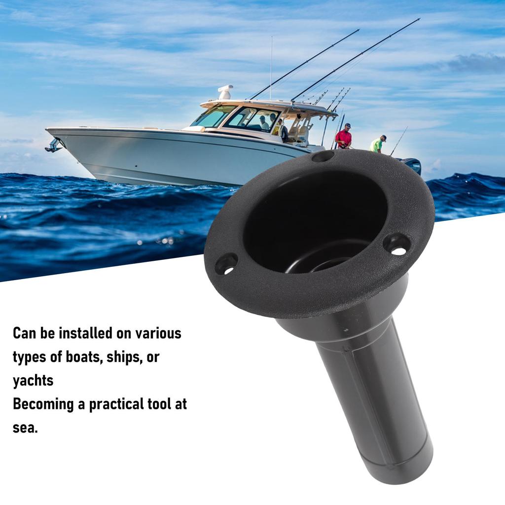 Boat Fishing Rod Cup Holder 224mm Anti Aging Easy To Use Fishing Rod and Cup Holder Adjustable Angles  for Yacht Ship