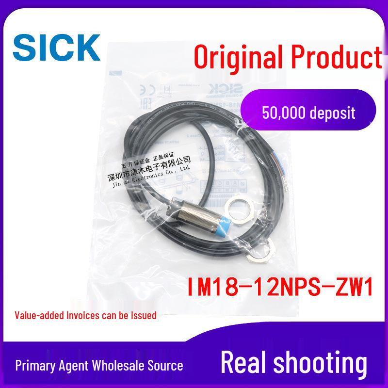Genuine IM18-12NPS-ZW1 Proximity Sensor, DC Three-Wire PNP, Normally Open