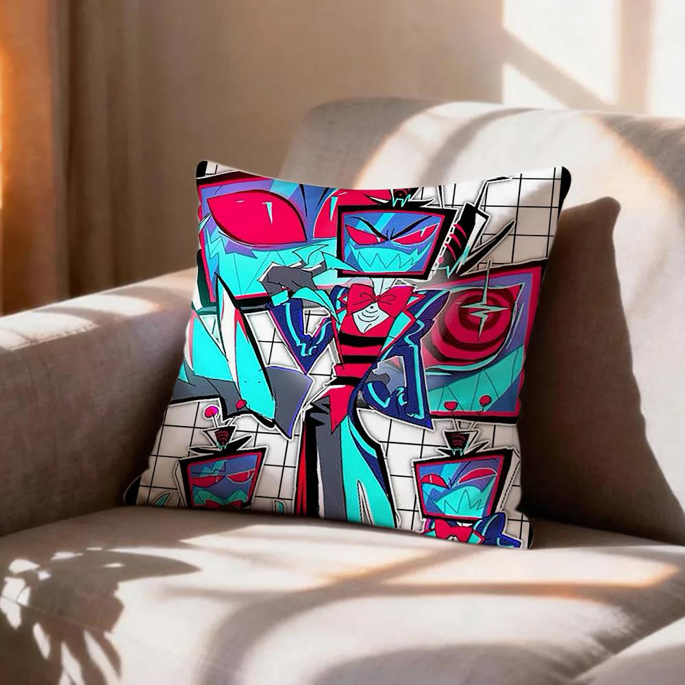 COOL HHotel HHazbinS Vox Bank Pillow Case Pattern Printed Pillowcase For Living Room Sofa Cushion Cover