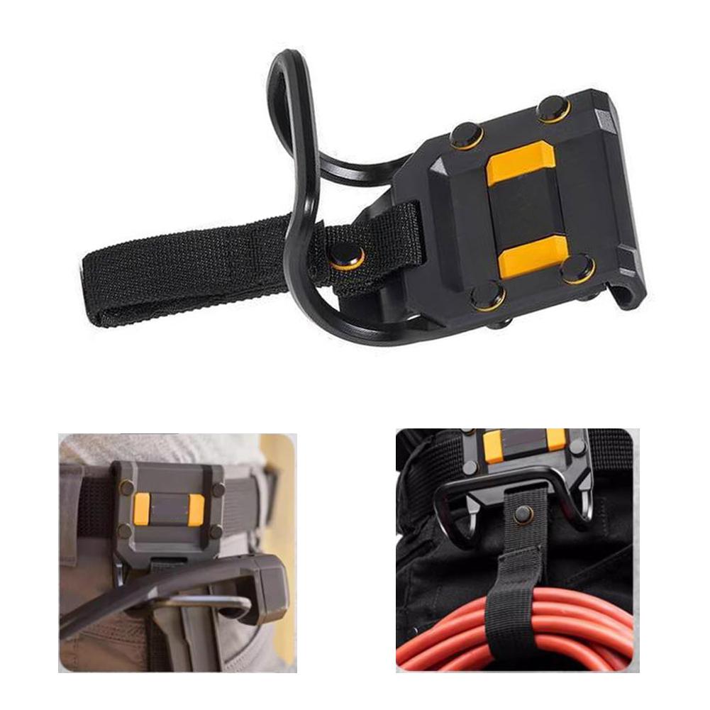 Electric Drill Belt Hook Modular Magnetic Tool Holder with Ergonomic Clip Fast Release and Wear Resistant Material Blend