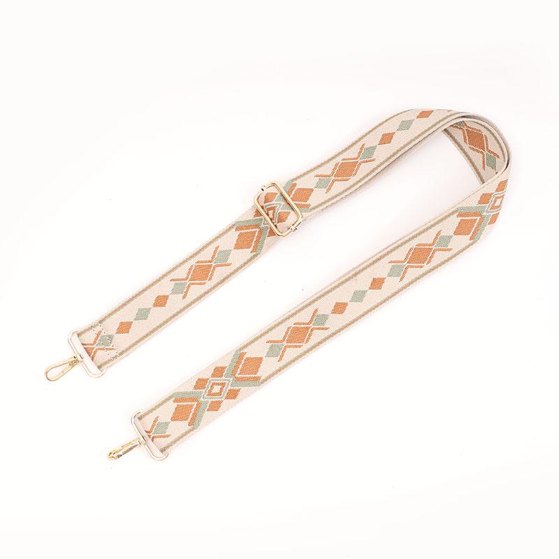 Embroidery Bag Shoulder Strap Women's Bag Clothing Accessories Replacement Long Strap Ethnic Style Jacquard Thickened Strap