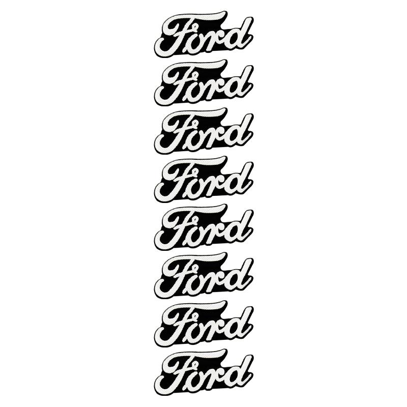 BBBS7 For Ford Ranger Focus Kuga Mustang MAX Transit Mondeo 3D Aluminum Car Audio Decorate Stickers Emblem Stickers Decal Accessories