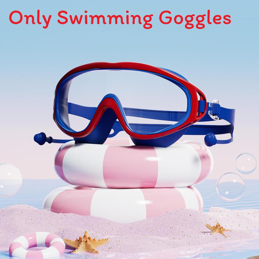 Childrens Waterproof Antifog Pc Swim Goggles For Kids Pool Swimming Practice