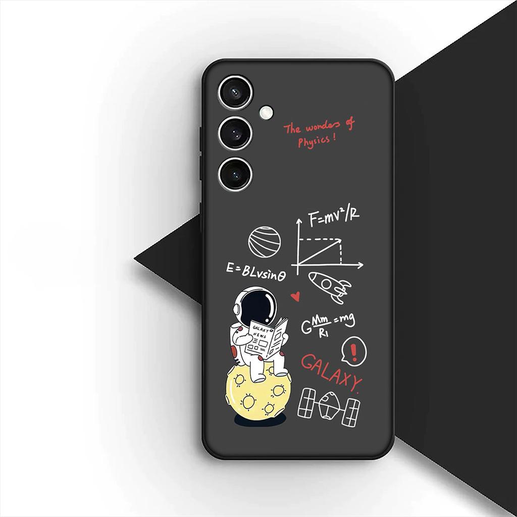 Cover for Motorola Moto G55 G45 G75 G85 G35 Edge 50 30 Fusion 40 NEO Ultra Pro Casing Phone Case Moon Astronaut Stars Art