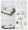 1463 Teile Sheikh-Zayed-Moschee-Abu Dhabi Bausteine Bau Architektur Bauziegel Spielzeug Geschenk für Erwachsenen Kind