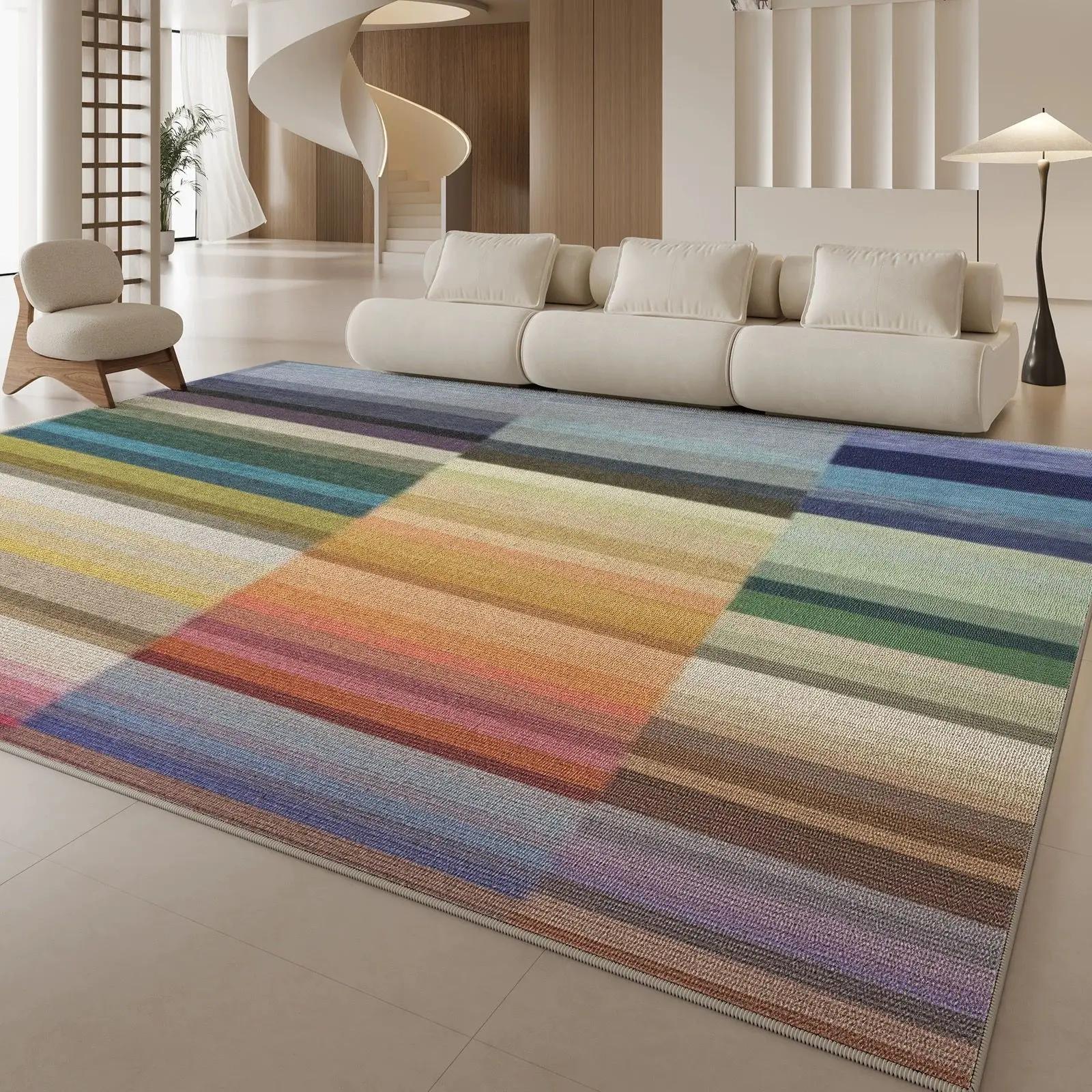 

Loop-pile Carpet, Modern Retro Classic, Large Living Room Carpet, Anti-slip Sofa, Bedroom Decoration, Home Decoration 100x150cm