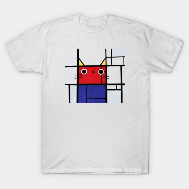 Mondrian cat T-Shirt