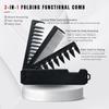 Mulitfunctional Folding Hair Comb Wide Tooth Oil Head Styling Beard Comb Hair Clipper Combs 1/2/3 In1 Portable Hairdressing Comb