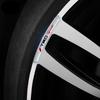 4 Stück Aluminium Auto Emblem Styling Radnaben Felgen Dekor 3D Aufkleber Für Toyota TRD RAV4 Corolla Chr Avensis Yaris Camry Racing Crown