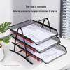 Deli 3-Tier Metal Mesh Desk File Organizer