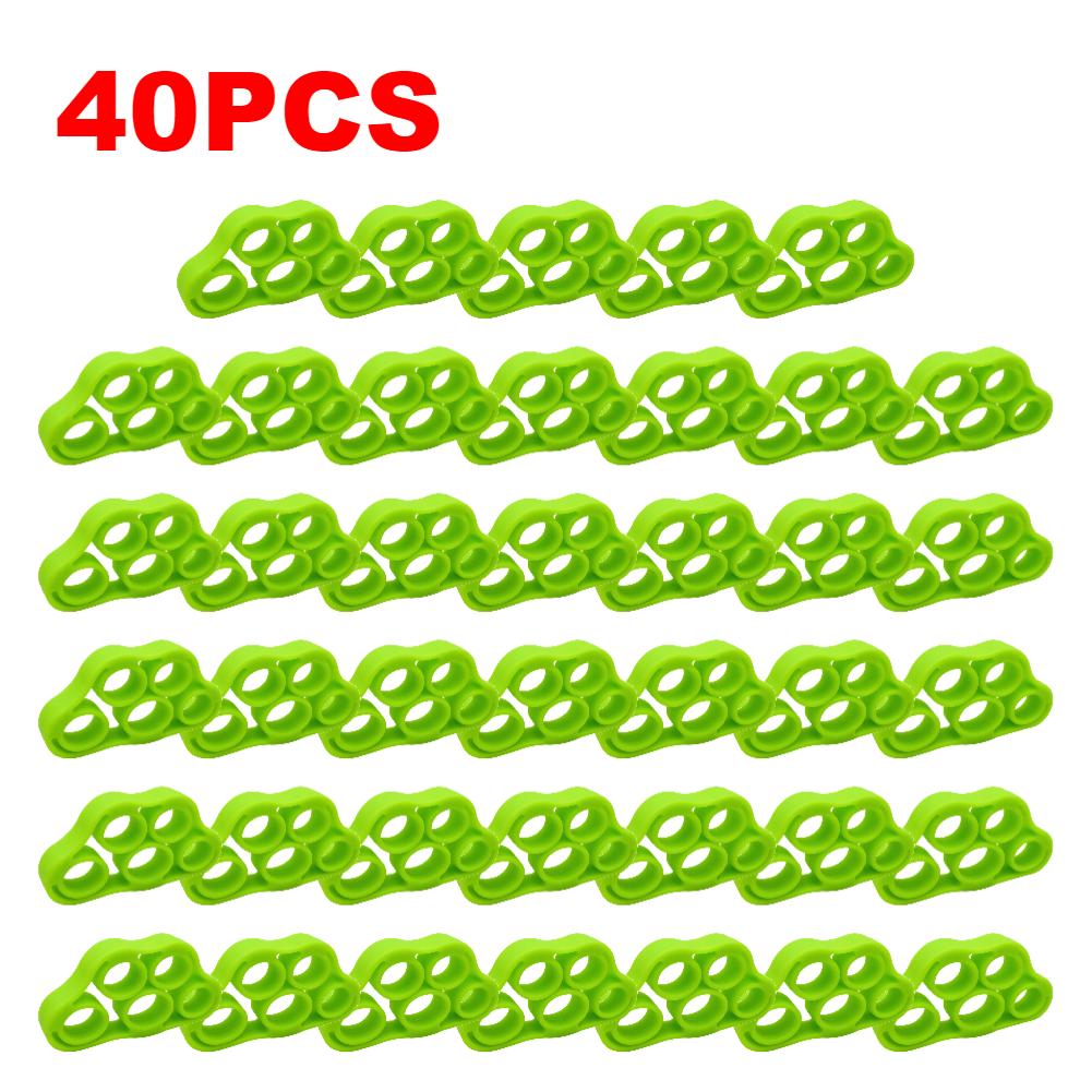 10-40PCS Silicone Finger Gripper 5 Fingers Strengthener Trainer Elastic Wrist Stretcher Finger Expander For Fitness Training New