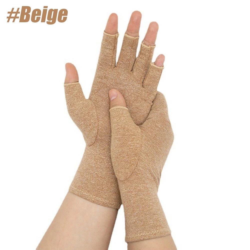 2Pair Arthritis Gloves Women Men Carpal Tunnel Rheumatiod Tendonitis Fingerless Hand Thumb Compression Gloves 6