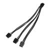 12VHPWR PCIE 5.0 Type A 90 Degree Extension Cable 12VHPWR 12+4Pin to 3x8Pin GPU Cable for 3090Ti 4090 4080 Graphics Card